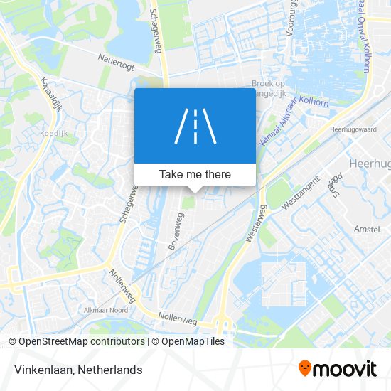 Vinkenlaan map