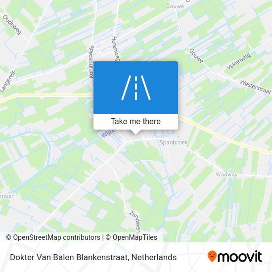 Dokter Van Balen Blankenstraat map