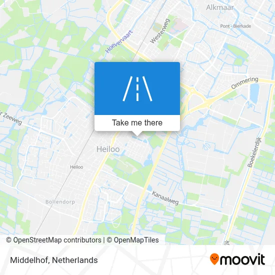 Middelhof map