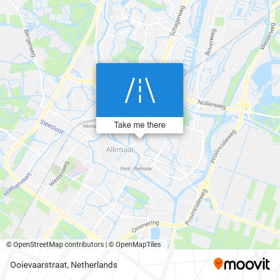 Ooievaarstraat map