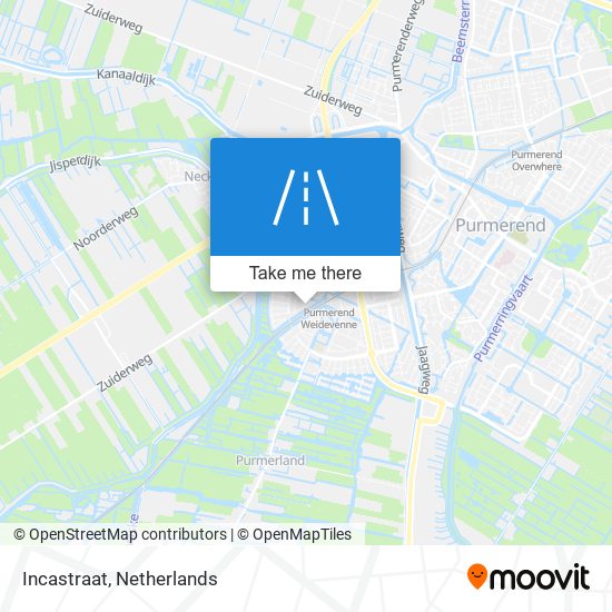 Incastraat map