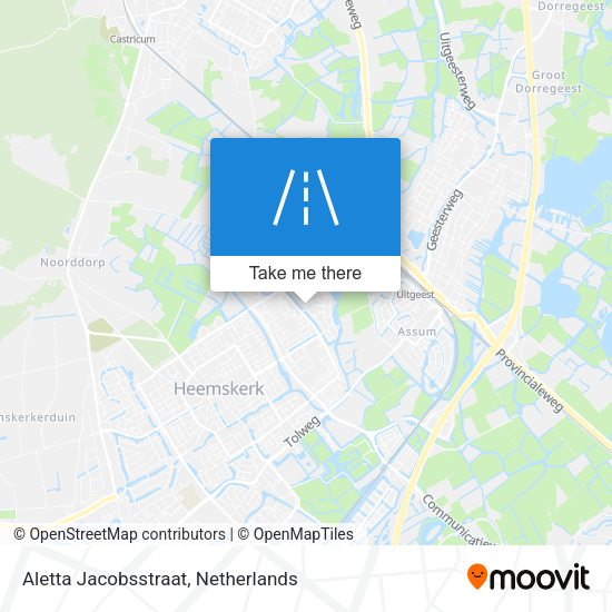 Aletta Jacobsstraat map