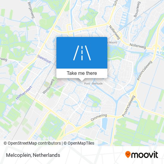 Melcoplein map