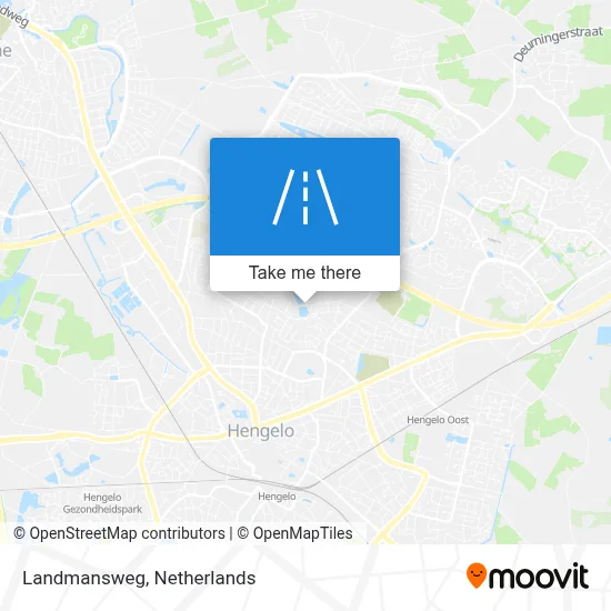 Landmansweg map