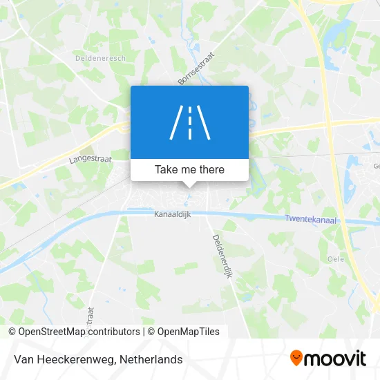 Van Heeckerenweg map