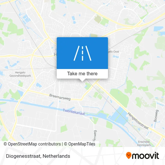 Diogenesstraat map