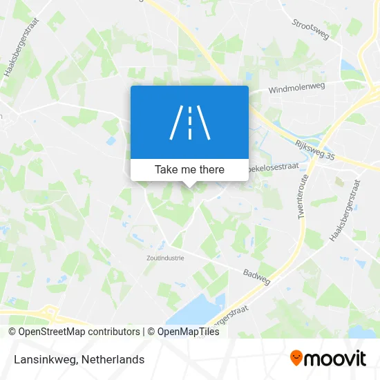 Lansinkweg map