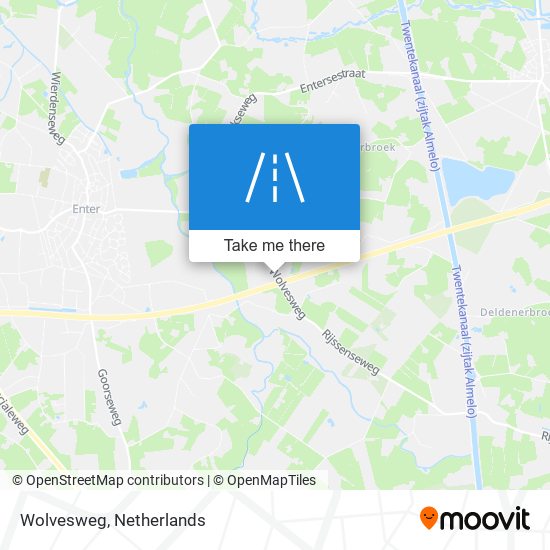 Wolvesweg map