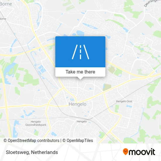 Sloetsweg map