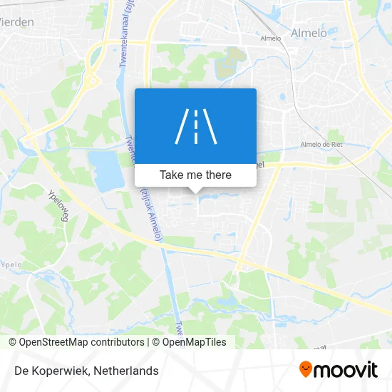 De Koperwiek map
