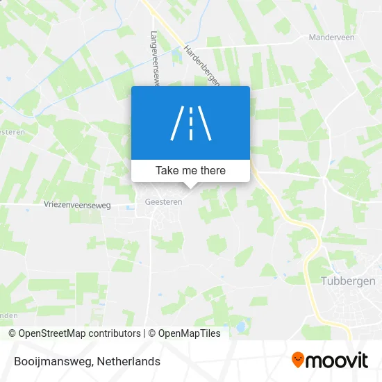 Booijmansweg map