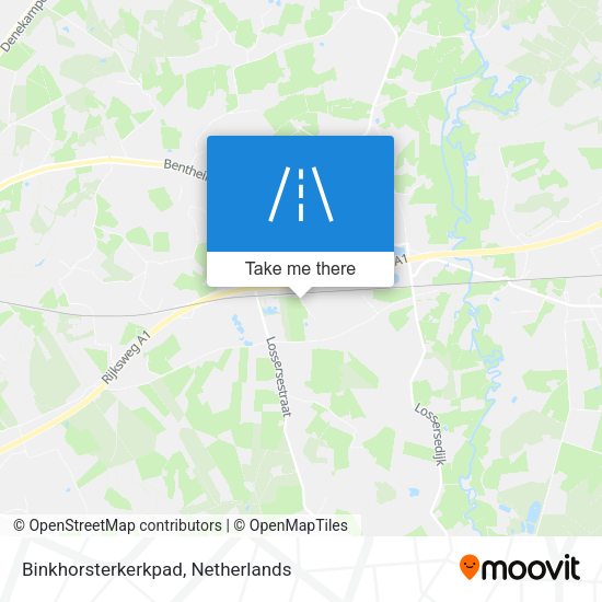 Binkhorsterkerkpad map