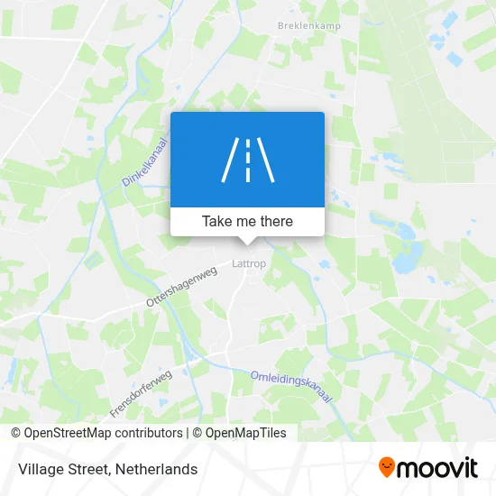 Dorpsstraat map