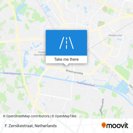 F. Zernikestraat map