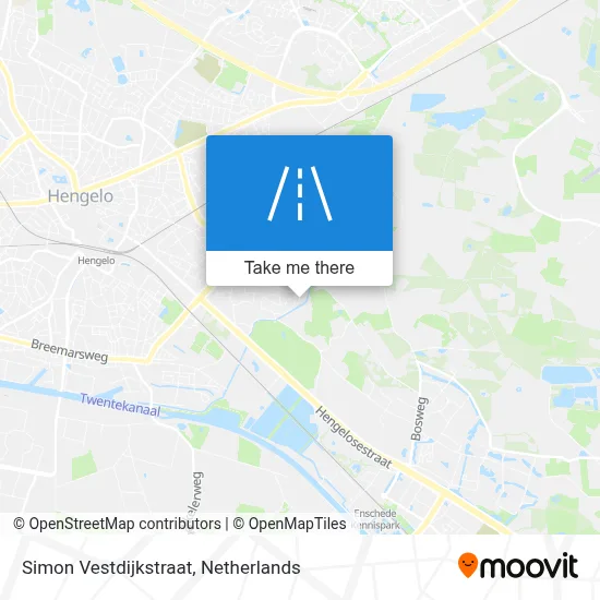 Simon Vestdijkstraat map