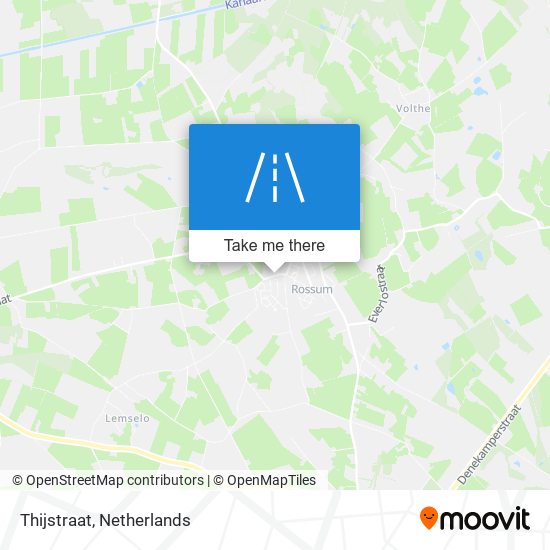 Thijstraat map