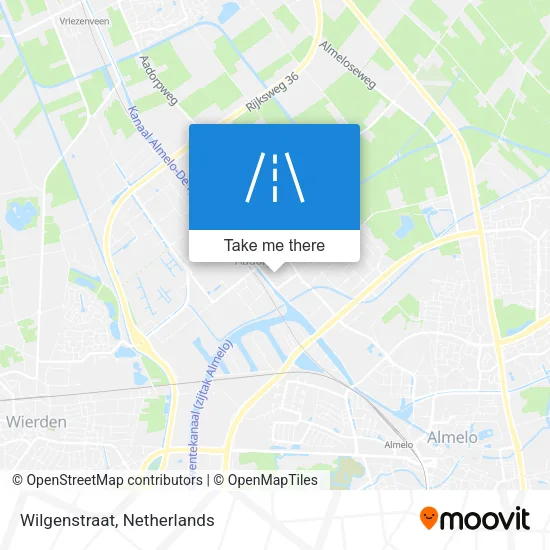 Wilgenstraat map
