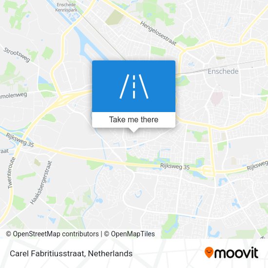 Carel Fabritiusstraat map