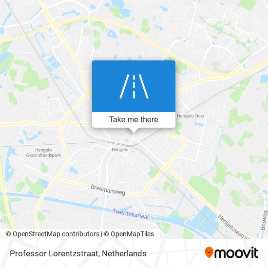 Professor Lorentzstraat map