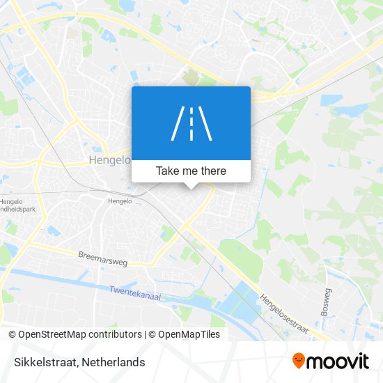 Sikkelstraat map