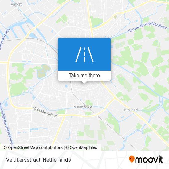 Veldkersstraat map