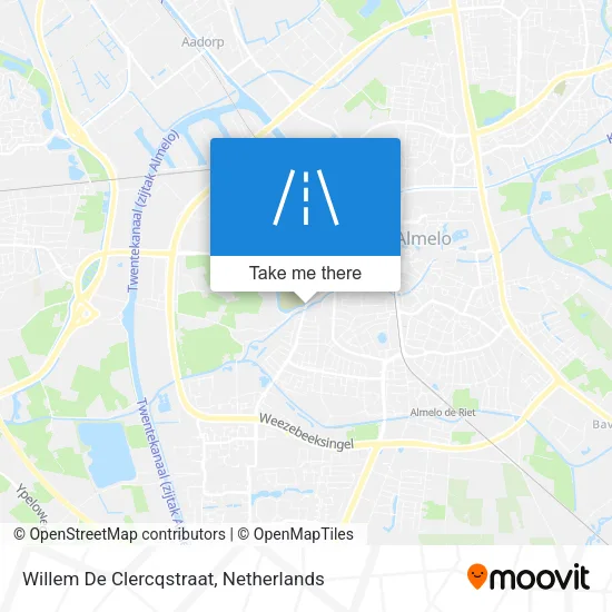 Willem De Clercqstraat map