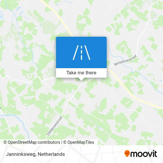 Janninksweg map