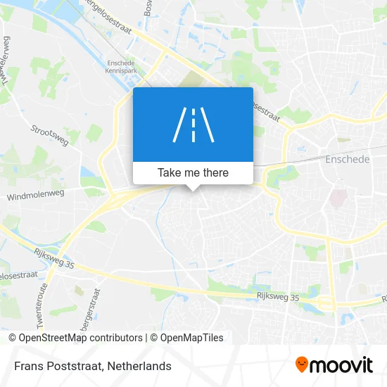 Frans Poststraat Karte