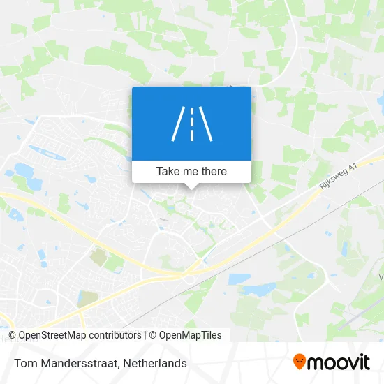 Tom Mandersstraat map