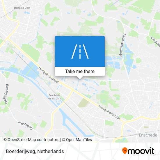 Boerderijweg Karte