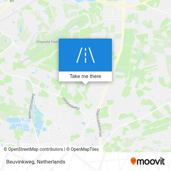 Beuvinkweg map