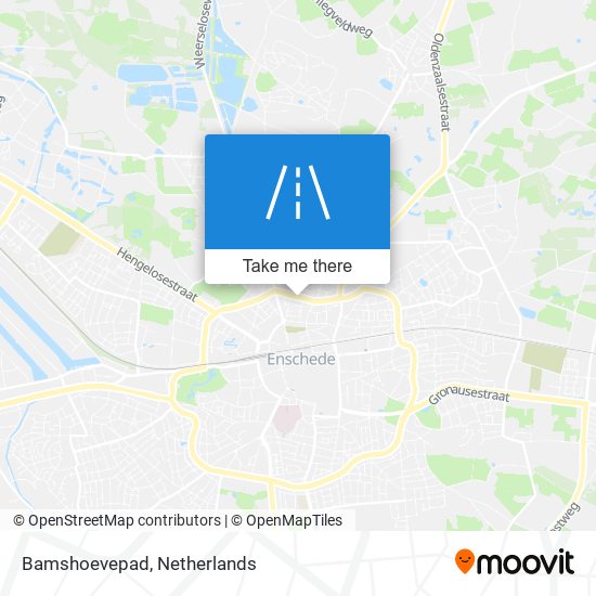 Bamshoevepad map