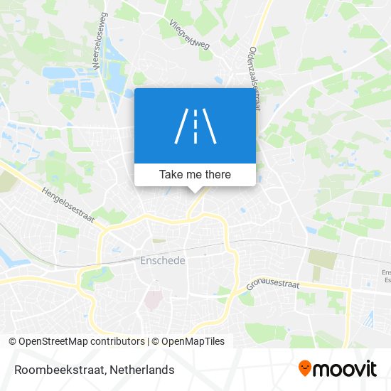 Roombeekstraat map