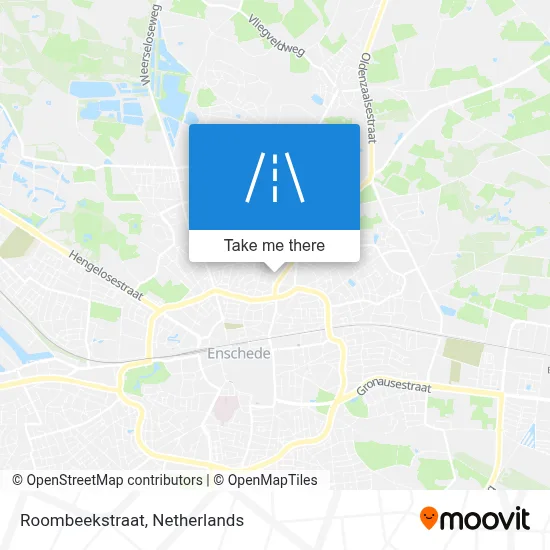 Roombeekstraat map