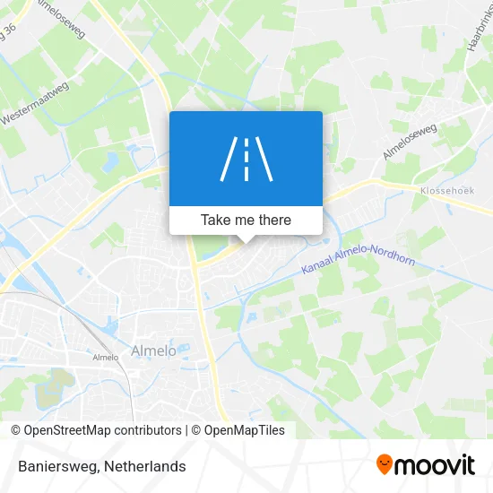 Baniersweg map
