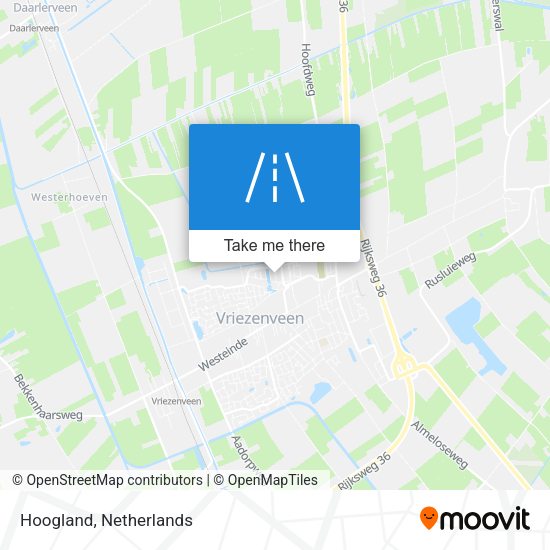 Hoogland map