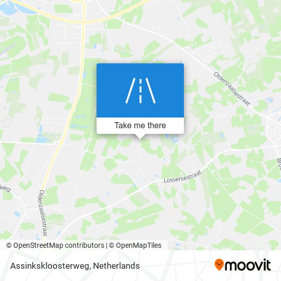 Assinkskloosterweg map