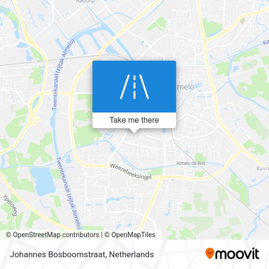 Johannes Bosboomstraat map