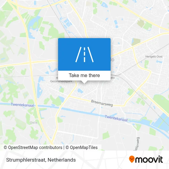 Strumphlerstraat map