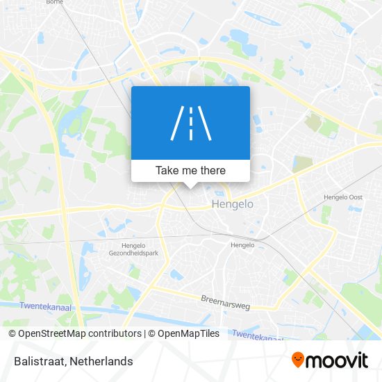 Balistraat map