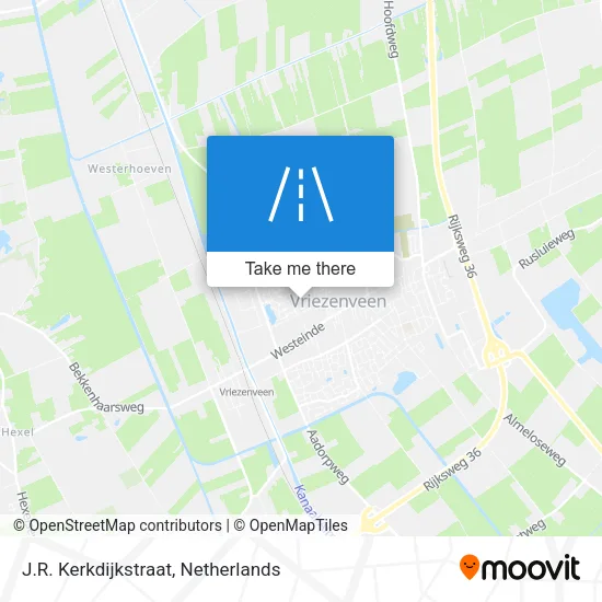 J.R. Kerkdijkstraat map