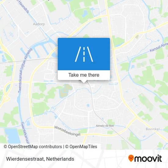 Wierdensestraat map