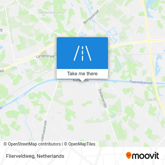 Flierveldweg map
