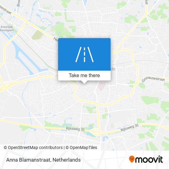 Anna Blamanstraat map