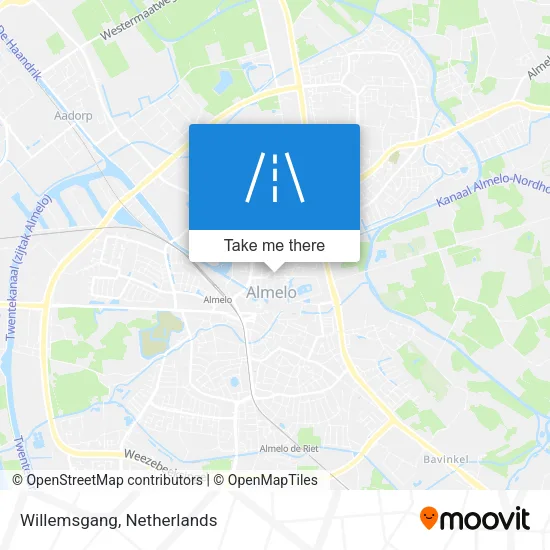Willemsgang map