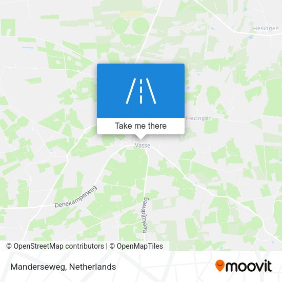 Manderseweg map