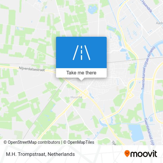 M.H. Trompstraat map