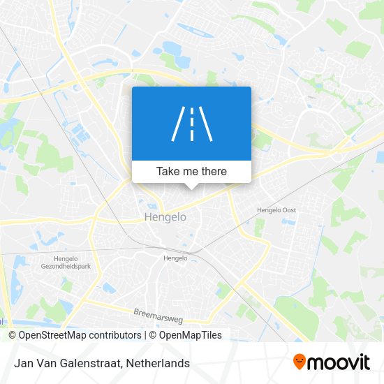 Jan Van Galenstraat map