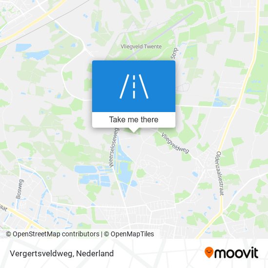 Vergertsveldweg map