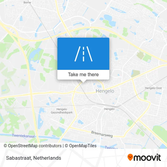 Sabastraat map